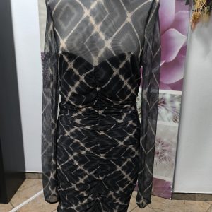 Vestido Plisado Romboid